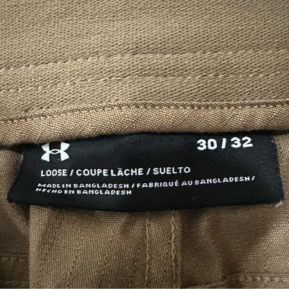 Mens Under Armour Tactical Guardian Cargo Pants, Size 30/32, Brown Loose Fit - Picture 8 of 9